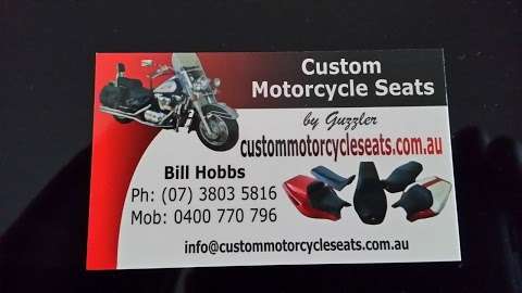 Photo: Guzzler custom motor cycle seats